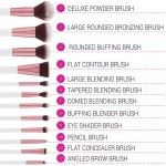 BH Cosmetics Crystal Quartz 12pc Brush Set With Cosmetic Case